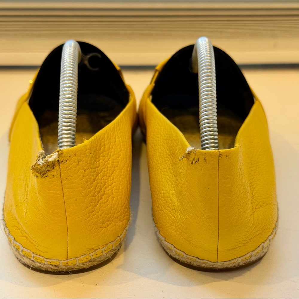 Michael Kors Bright Yellow Espadrilles size 10 - Picture 3 of 8